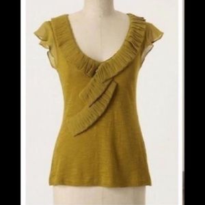 NWT Anthropologie Deletta Trickle Down Top